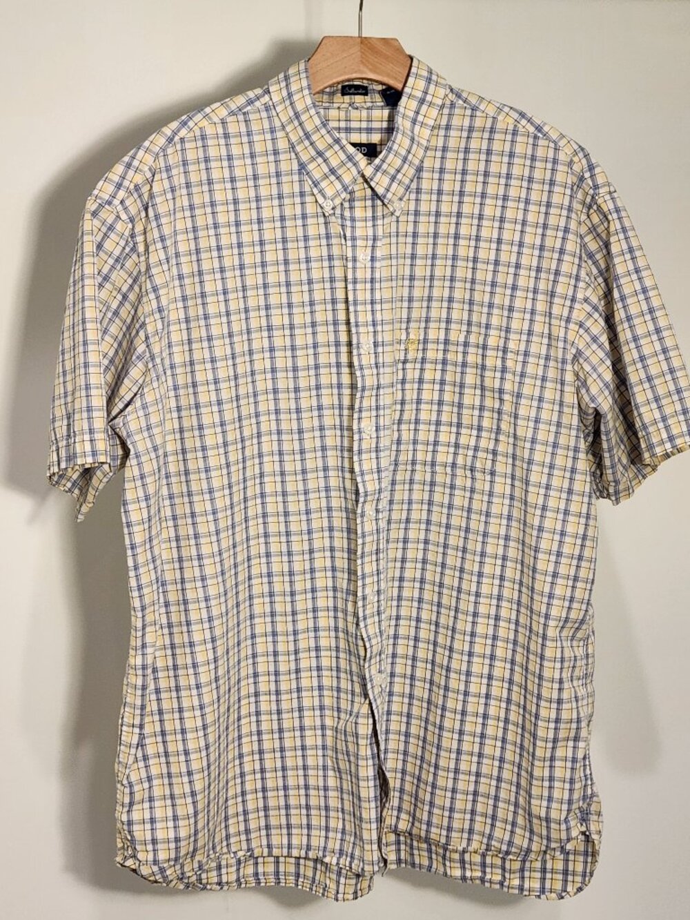 Y2K IZOD Saltwater Casual Button down Shirt 100% Cotton Men's Size XL